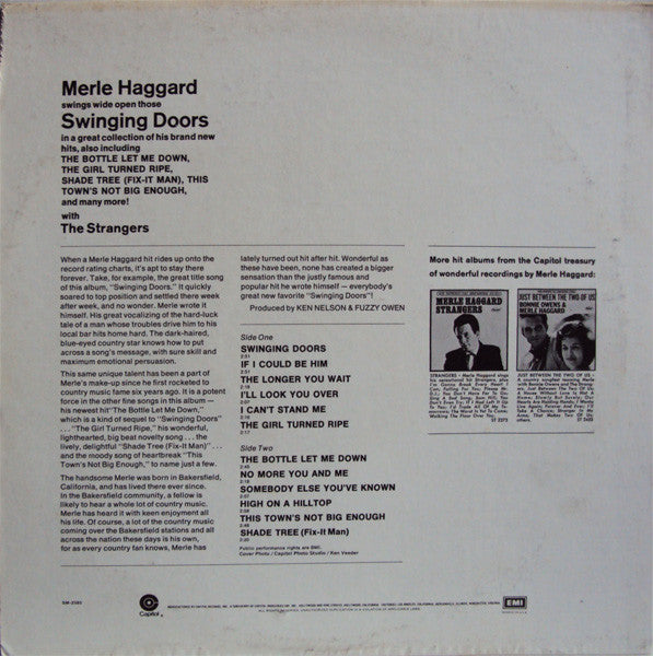 Merle Haggard And Strangers (5), The - Swinging Doors  (LP Tweedehands) - Discords.nl