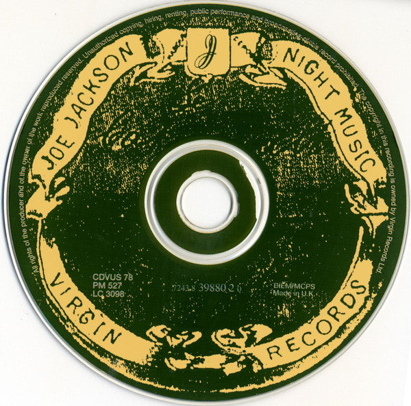Joe Jackson - Night Music (CD Tweedehands) - Discords.nl