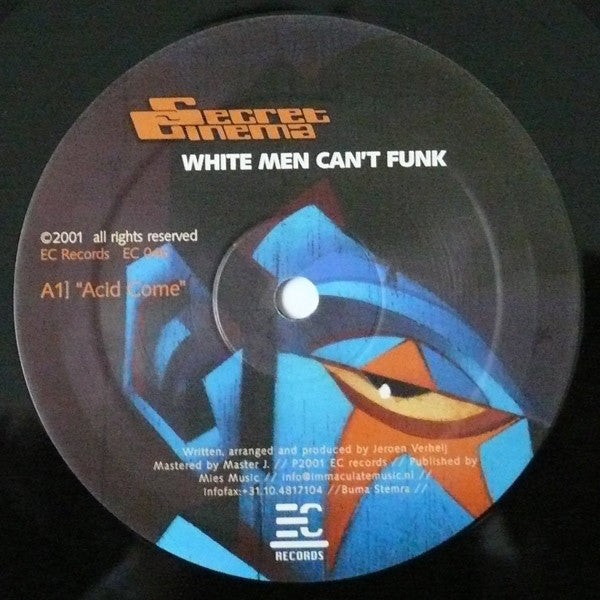 Secret Cinema - White Men Can't Funk (12" Tweedehands) - Discords.nl