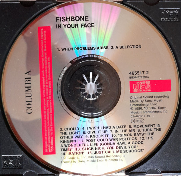 Fishbone - In Your Face (CD) - Discords.nl