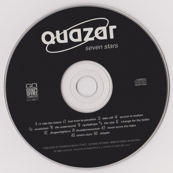 Quazar - Seven Stars (CD Tweedehands) - Discords.nl