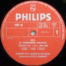 Johann Sebastian Bach, Academy Of St. Martin-in-the-Fields, The, Sir Neville Marriner, Thurston Dart - Brandenburg Concertos (First Version - First Recording) (LP Tweedehands) - Discords.nl