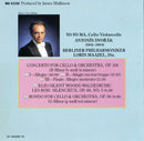 Yo-Yo Ma, Antonín Dvořák, Berliner Philharmoniker, Lorin Maazel - Cello Concerto, Op.104 / Rondo, Op.94 / Klid/Waldesruhe, Op.68 No. 5 (CD) - Discords.nl