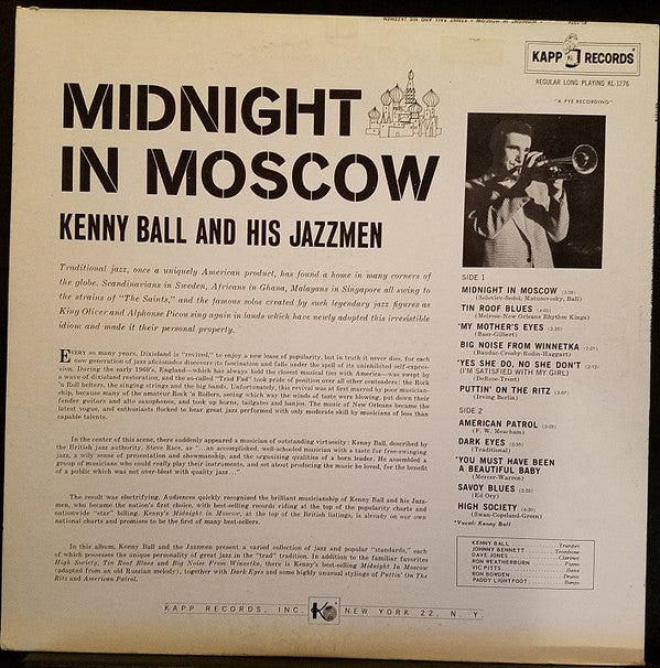 Kenny Ball And His Jazzmen - Midnight In Moscow (LP Tweedehands) - Discords.nl