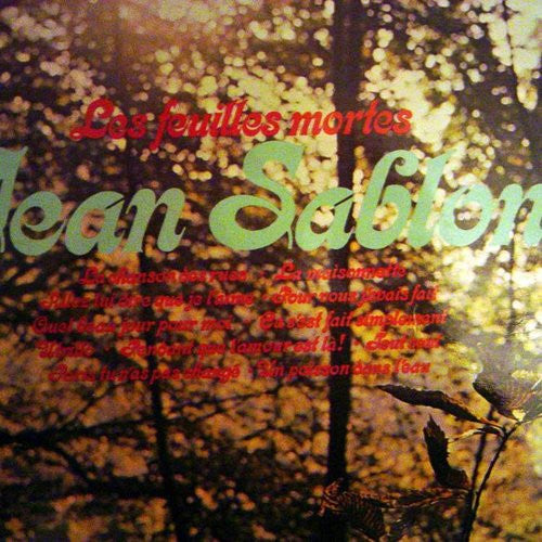 Jean Sablon - Les Feuilles Mortes (LP Tweedehands) - Discords.nl