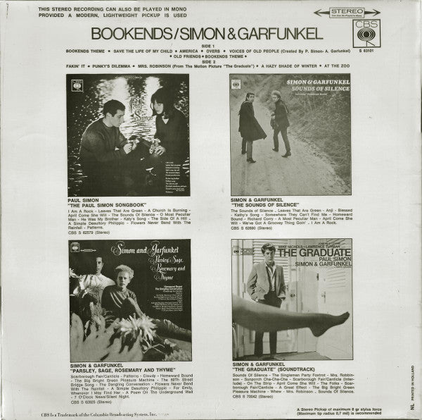 Simon & Garfunkel - Bookends (LP Tweedehands) - Discords.nl