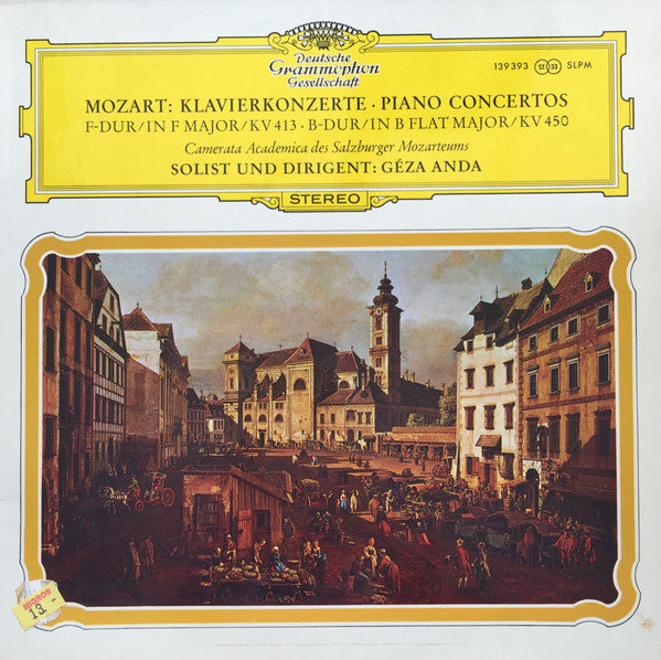 Wolfgang Amadeus Mozart - Géza Anda - Klavierkonzerte = Piano Concertos (F-Dur/In F Major/KV 413 / B-Dur/In B Flat Major/KV 450) (LP Tweedehands) - Discords.nl