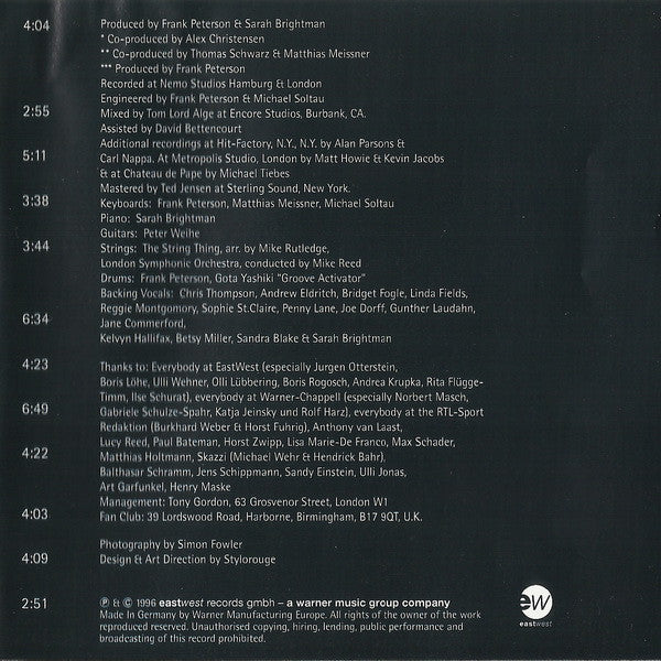 Sarah Brightman - Fly (CD) - Discords.nl