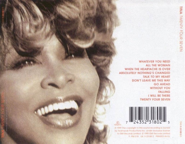 Tina Turner - Twenty Four Seven (CD) - Discords.nl