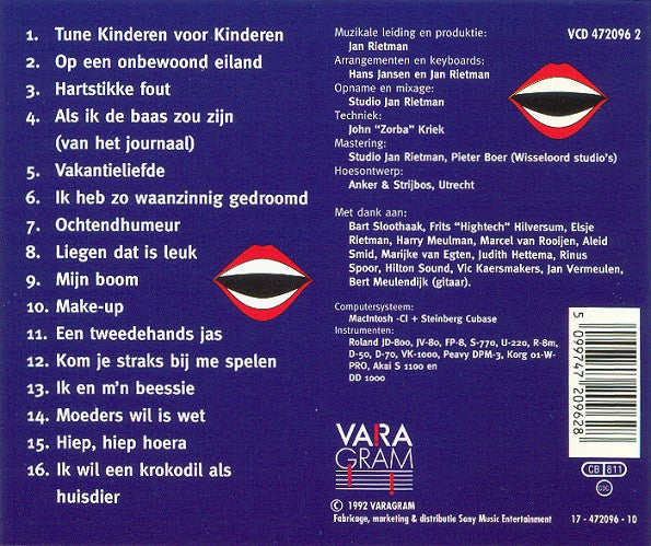 Kinderen voor Kinderen - 16 Originele Meezingversies (CD Tweedehands) - Discords.nl