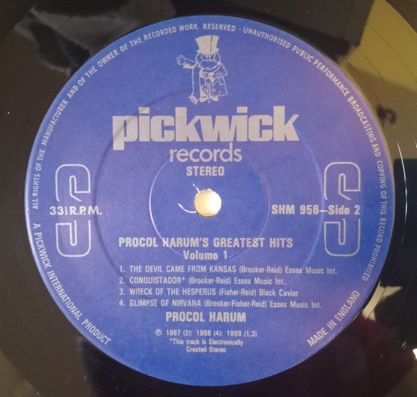 Procol Harum - Procol Harum's Greatest Hits (LP Tweedehands) - Discords.nl