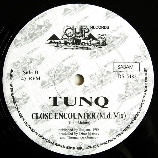 TUNQ - Close Encounter (12" Tweedehands) - Discords.nl