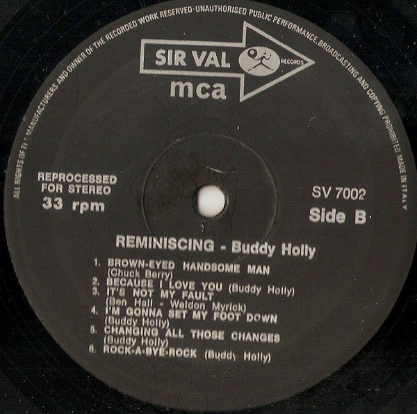 Buddy Holly - Reminiscing (LP Tweedehands) - Discords.nl