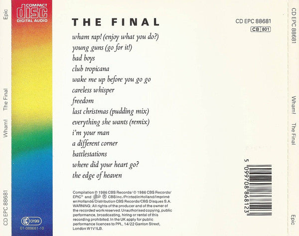 Wham! - The Final (CD) - Discords.nl