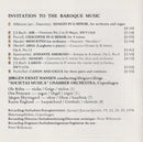 Jørgen Ernst Hansen, Societas Musica Chamber Orchestra - Invitation To The Baroque Music (CD Tweedehands) - Discords.nl