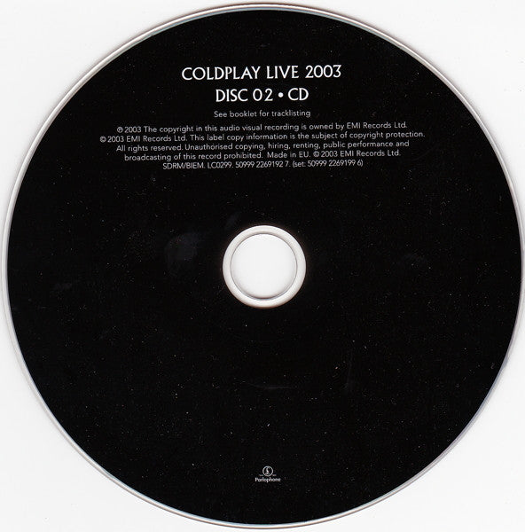 Coldplay - Live 2003 - Discords.nl