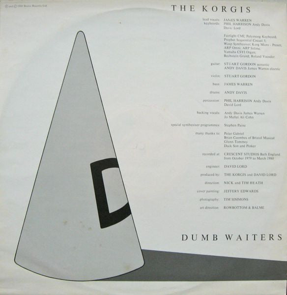 Korgis, The - Dumb Waiters (LP Tweedehands) - Discords.nl