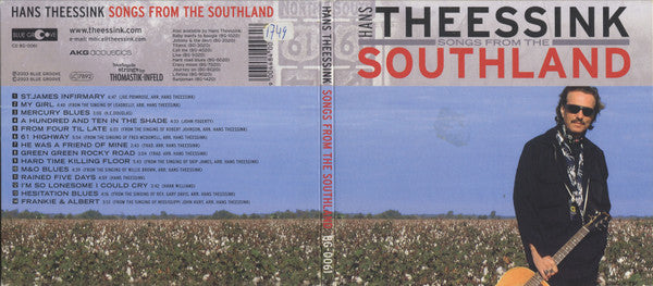Hans Theessink - Songs From The Southland (CD Tweedehands) - Discords.nl