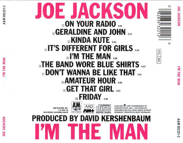 Joe Jackson - I'm The Man (CD) - Discords.nl