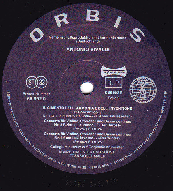 Antonio Vivaldi, Collegium Aureum - Il Cimento Dell` Armonia E Dell´ Inventione / 12 Concerti Op.8 (Box Tweedehands) - Discords.nl