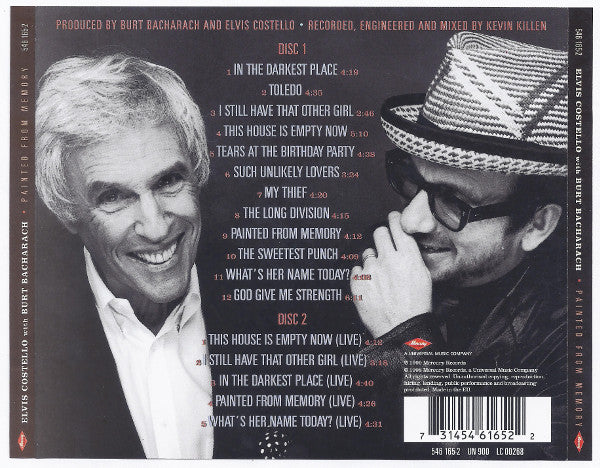 Elvis Costello With Burt Bacharach - Painted From Memory (CD) - Discords.nl