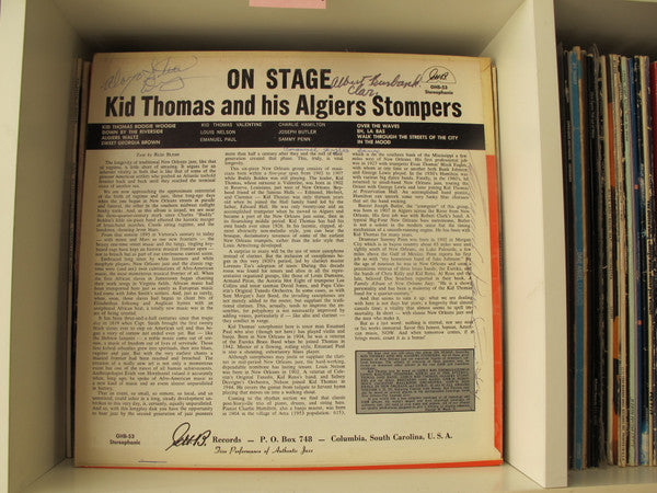 Kid Thomas And His Algiers Stompers - On Stage (LP Tweedehands) - Discords.nl