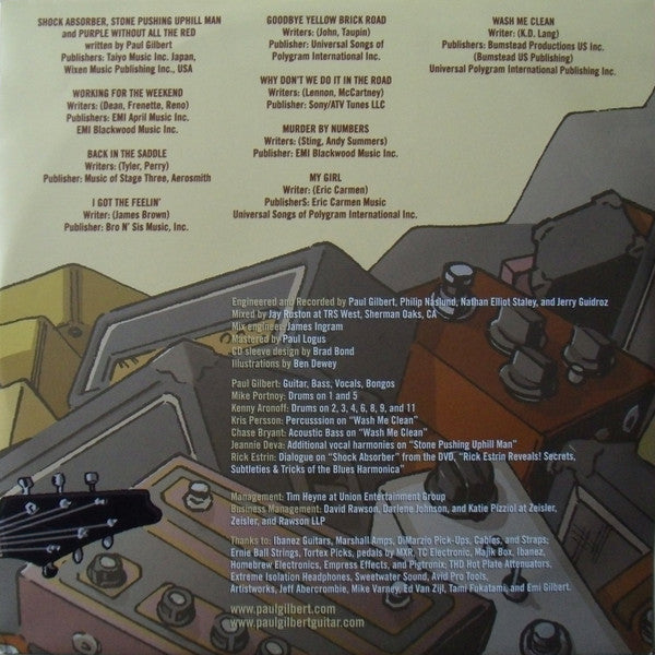 Paul Gilbert - Stone Pushing Uphill Man (LP Tweedehands) - Discords.nl