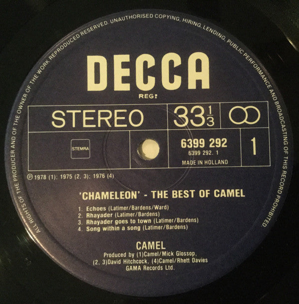 Camel - Chameleon The Best Of Camel (LP Tweedehands) - Discords.nl