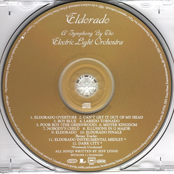 Electric Light Orchestra - Eldorado - A Symphony By The Electric Light Orchestra (CD) - Discords.nl