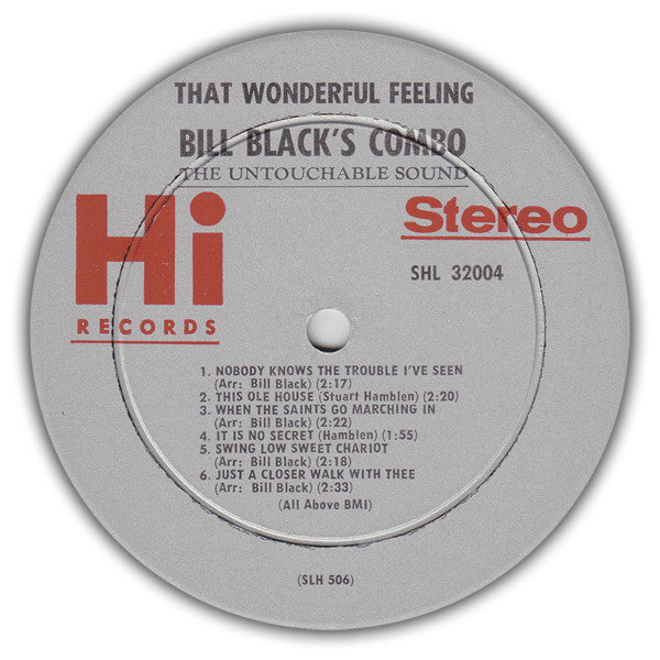 Bill Black's Combo - That Wonderful Feeling (LP Tweedehands) - Discords.nl