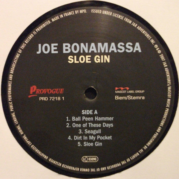 Joe Bonamassa - Sloe Gin (LP) - Discords.nl