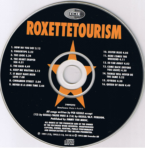 Roxette - Tourism (CD) - Discords.nl