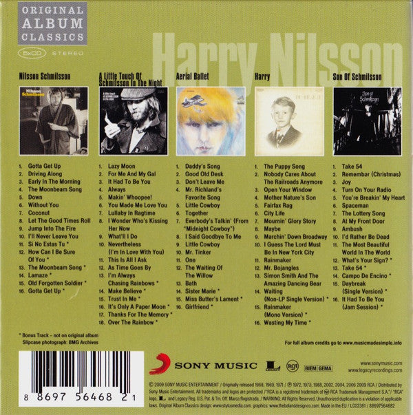 Harry Nilsson - Original Album Classics (CD) - Discords.nl