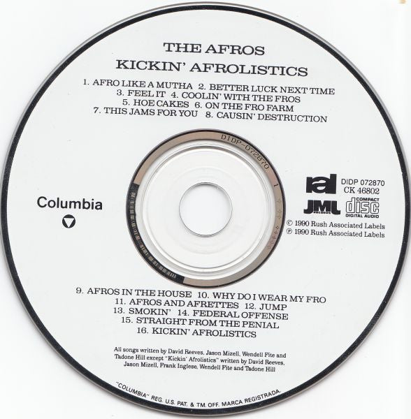 Afros, The - Kickin' Afrolistics (CD Tweedehands) - Discords.nl