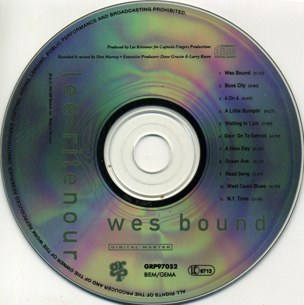 Lee Ritenour - Wes Bound (CD Tweedehands) - Discords.nl