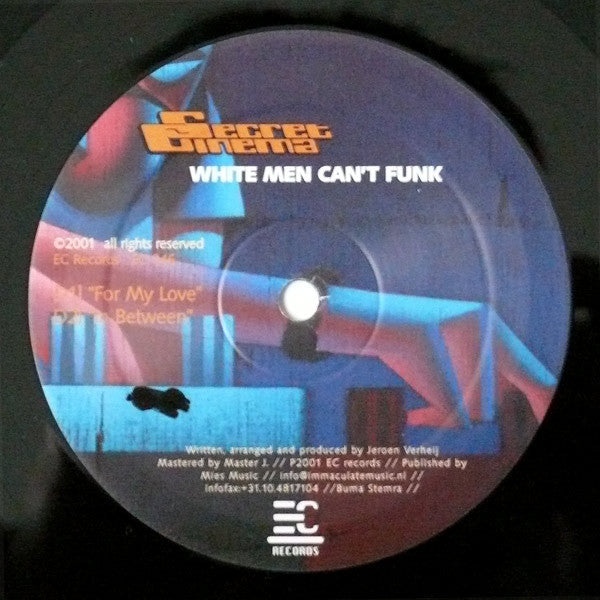 Secret Cinema - White Men Can't Funk (12" Tweedehands) - Discords.nl