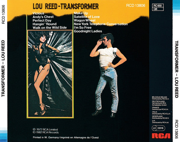 Lou Reed - Transformer (CD Tweedehands) - Discords.nl