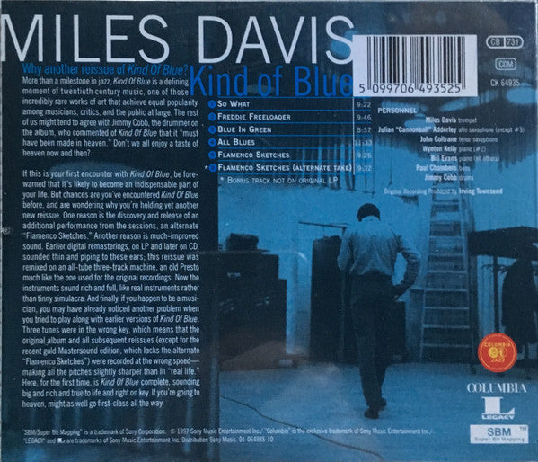 Miles Davis - Kind Of Blue (CD Tweedehands) - Discords.nl