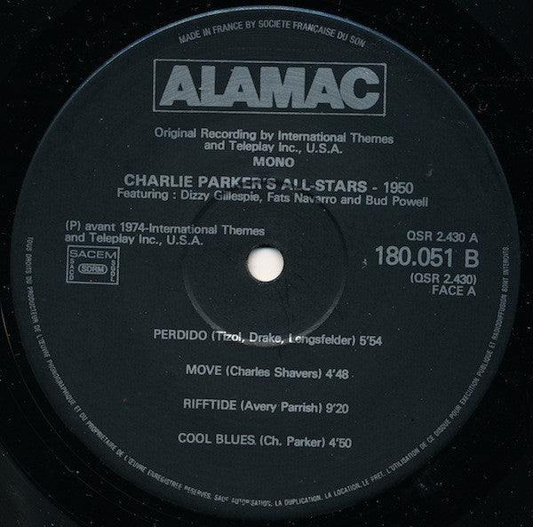 Charlie Parker All-Stars, The - 1950 (LP Tweedehands) - Discords.nl