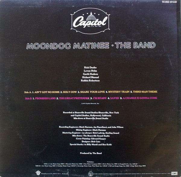 Band, The - Moondog Matinee (LP Tweedehands) - Discords.nl