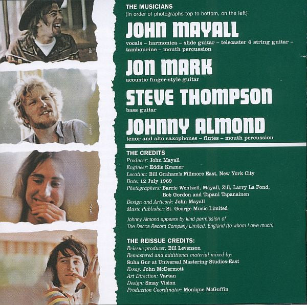 John Mayall - The Turning Point (CD) - Discords.nl