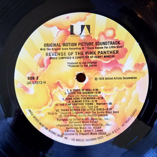 Henry Mancini - Revenge Of The Pink Panther (Original Motion Picture Soundtrack) (LP Tweedehands) - Discords.nl