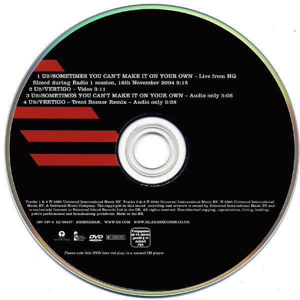 U2 - Sometimes You Can't Make It On Your Own (CD Tweedehands) - Discords.nl