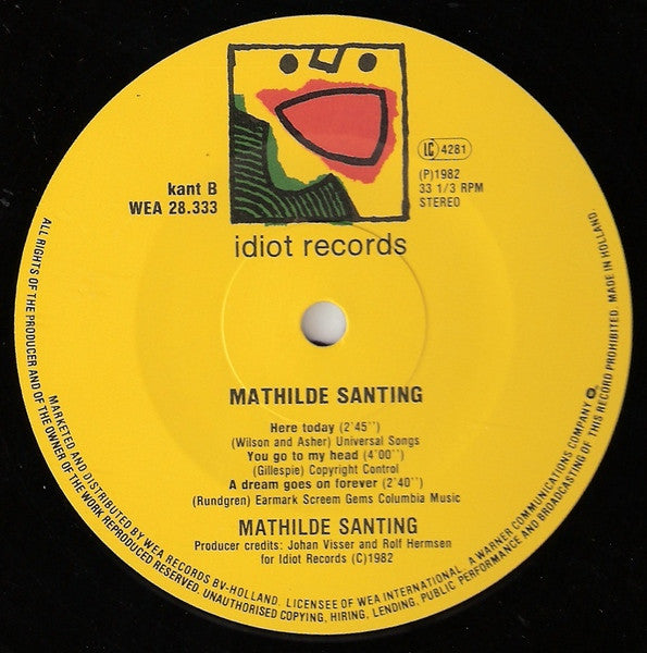Mathilde Santing - Mathilde Santing (LP Tweedehands) - Discords.nl