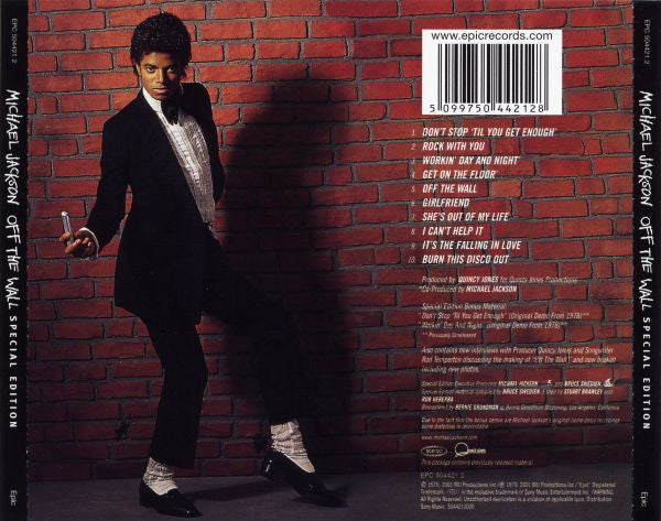 Michael Jackson - Off The Wall (CD) - Discords.nl