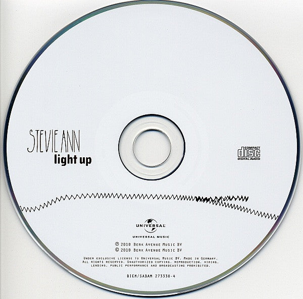 Stevie Ann - Light Up (CD Tweedehands) - Discords.nl