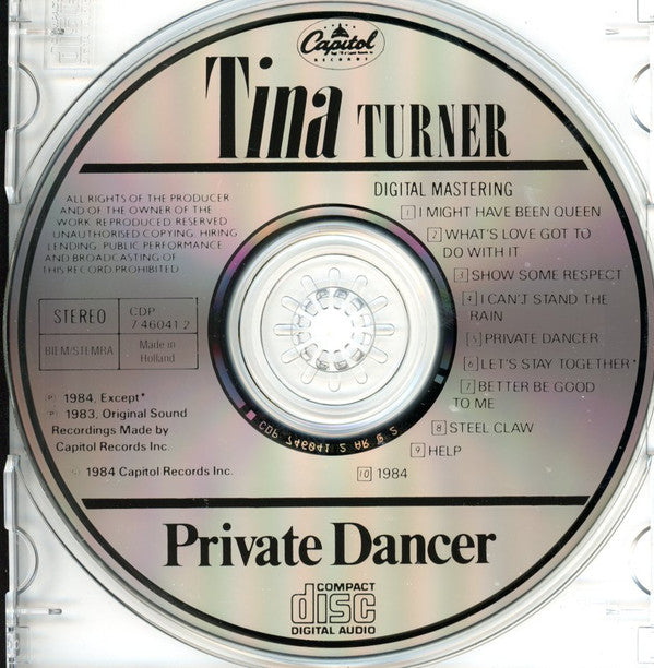 Tina Turner - Private Dancer (CD) - Discords.nl