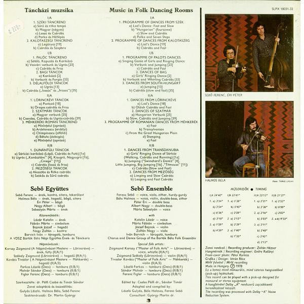 Sebő Ensemble - Táncházi Muzsika - Music In Folk Dancing Rooms (LP Tweedehands) - Discords.nl