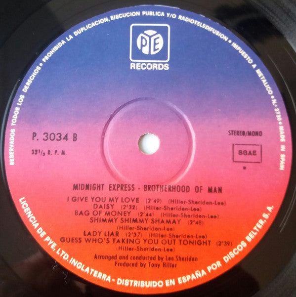 Brotherhood Of Man - Midnight Express (LP Tweedehands) - Discords.nl