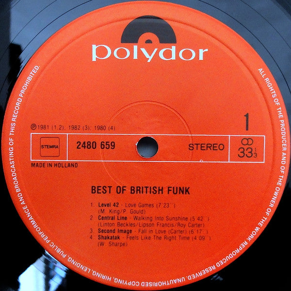 Various - Best Of British Funk (LP Tweedehands) - Discords.nl